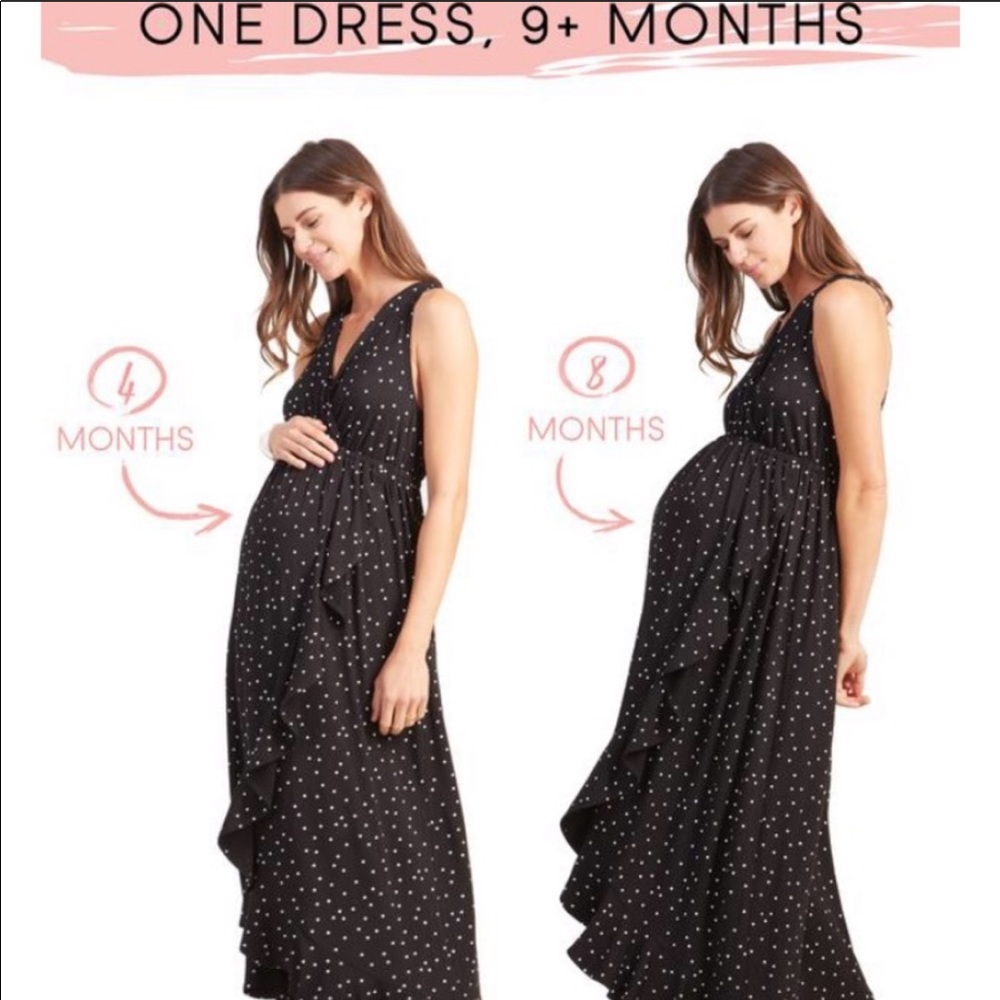 Ingrid & Isabel nursing friendly maxi dress